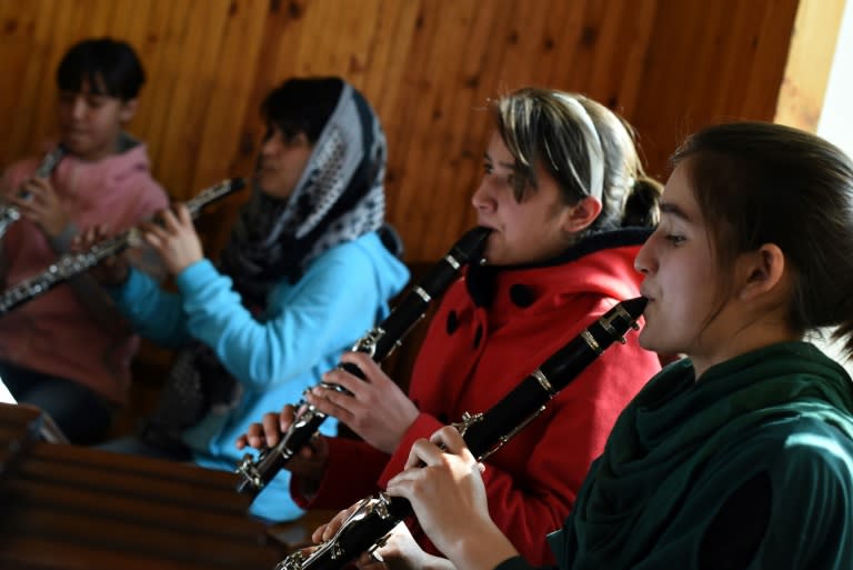 Afghanistan's first all-female orchestra hopes to offer a more positive perspective of the violence-torn country abroad