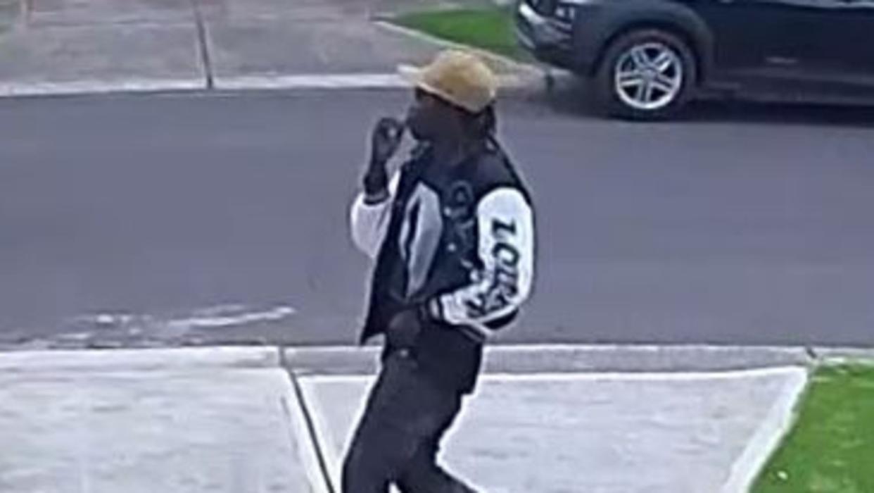Police have released CCTV of a man they believe can assist them with enquiries about a sexual assault that occured in broad daylight in St Albarns. Picture: VIC Police