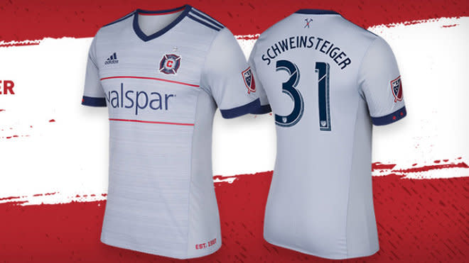 So sieht Schweinsteigers Fire-Trikot aus (Foto: Chicago Fire)