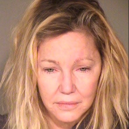 Heather Locklear, after being arrested following a domestic dispute on June 24, 2018 - Credit: Ventura County Sheriff's Office