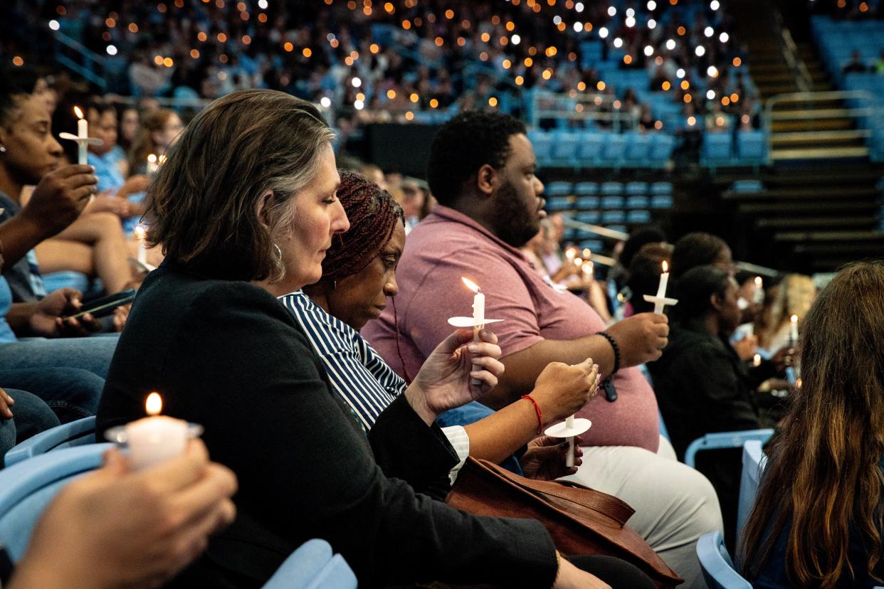 Vigil Held At UNC Chapel Hill For Faculty Member Killed By Student (Getty Images)