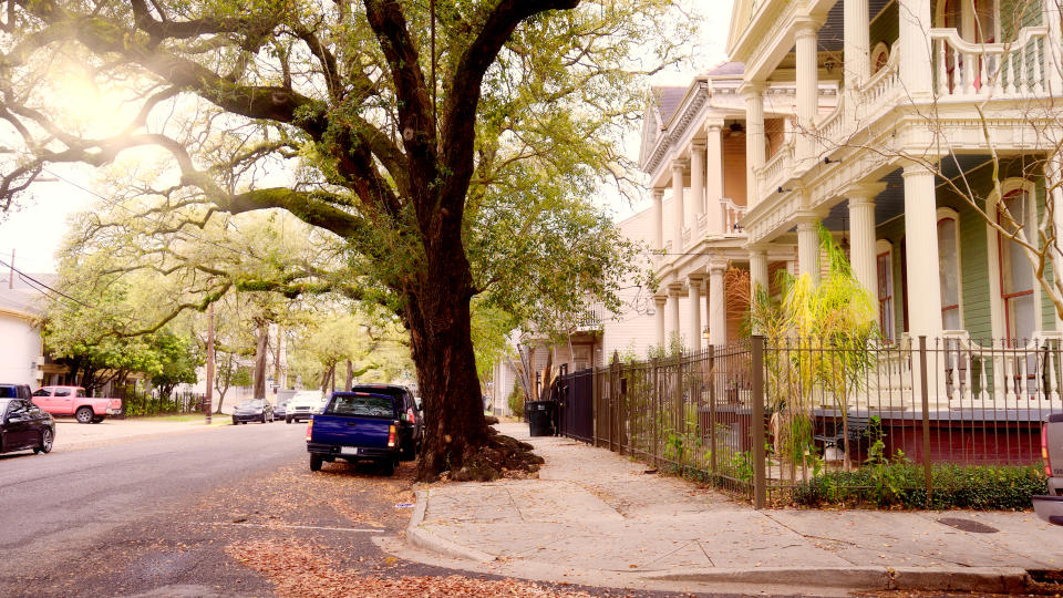 Homes, New Orleans, Louisiana, USA.