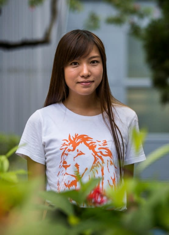 Yau Wai Ching, from the political party Youngspiration, says mass protests over the introduction of Chinese patriotism classes into schools first sparked her interest in politics