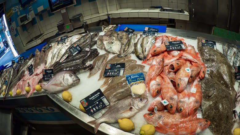 fishmonger's stall