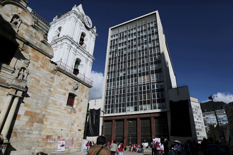 Foto de archivo. Imagen del edificio del Banco Central de Colombia en Bogotá