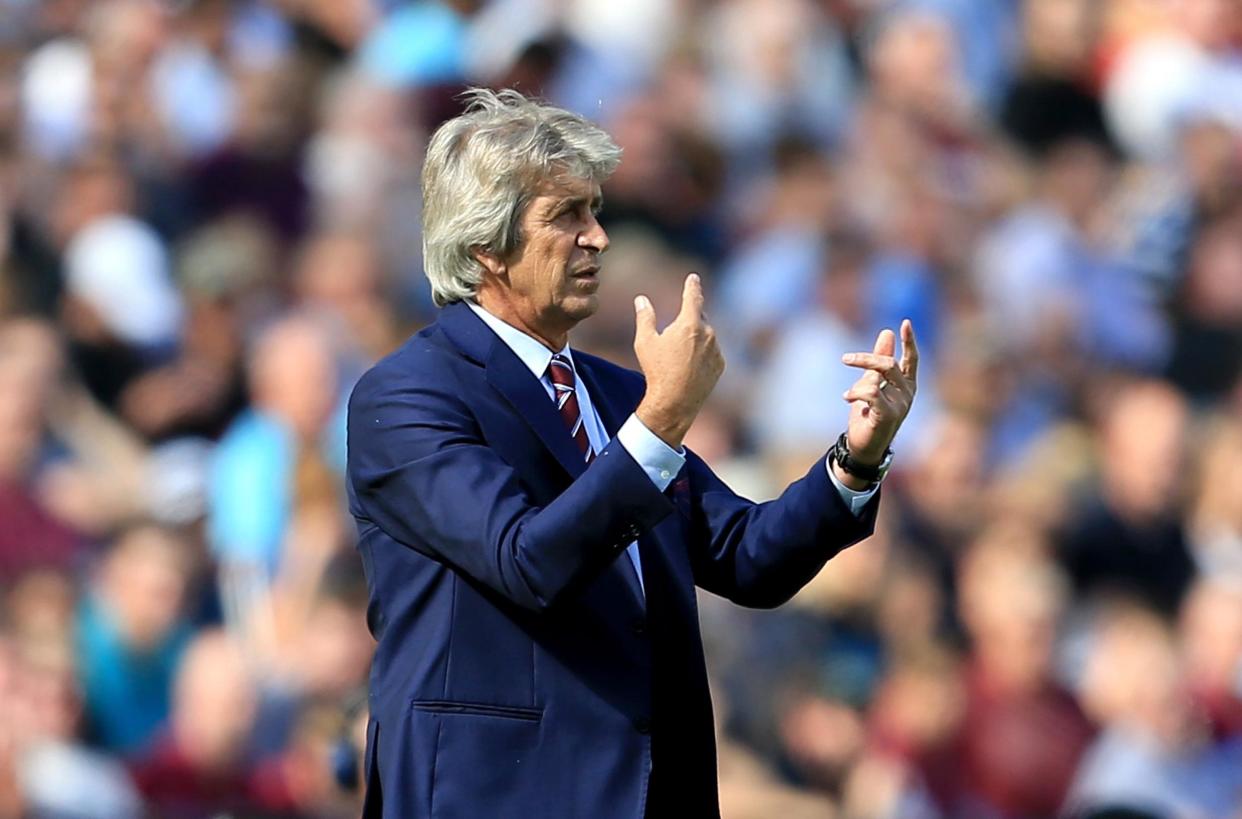 Improving: West Ham under Manuel Pellegrini: Getty Images