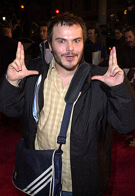 Jack Black at the Mann Village Theater premiere of Columbia's Saving Silverman