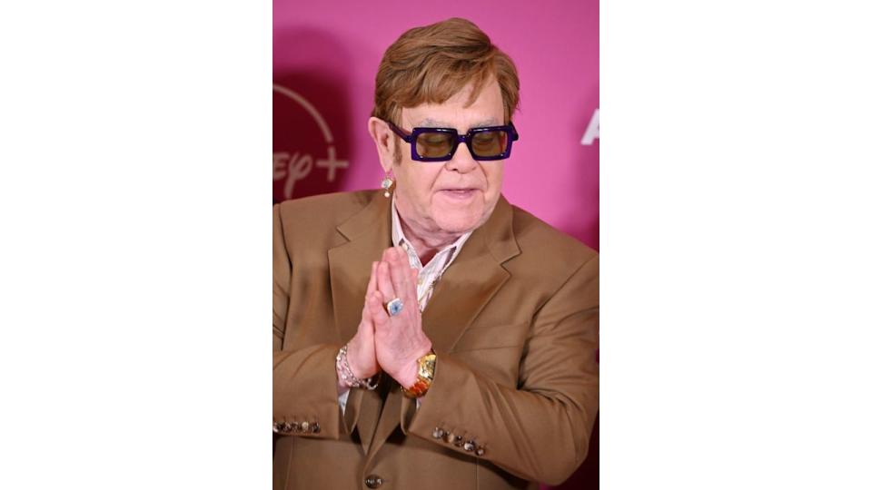  Elton John attends the "Elton John: Never Too Late" Headline Gala during the 68th BFI London Film Festival at The Royal Festival Hall on October 10, 2024 