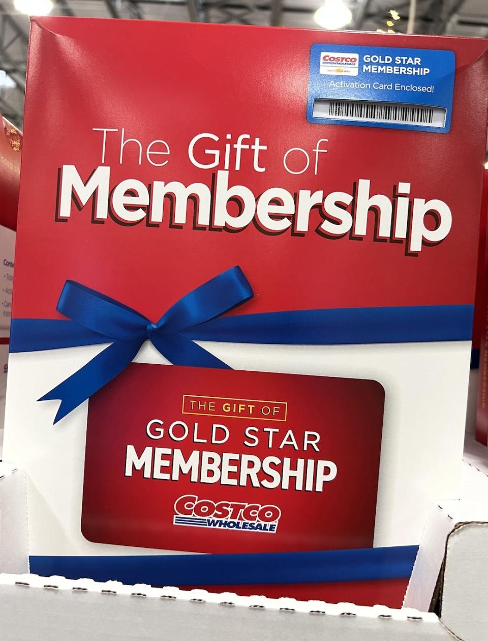 costco membership gift