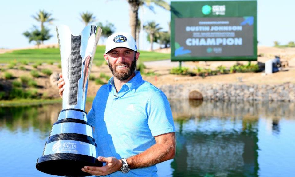 Dustin Johnson won the Saudi International in February 2021 and is set to defend his title.