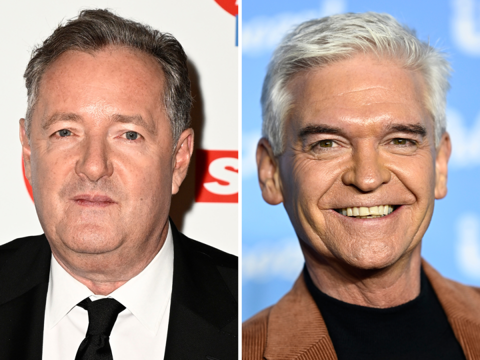 Piers Morgan said it was ‘churlish’ not to let Phillip Schofield say a ‘proper goodbye’ to his audience (Getty Images)