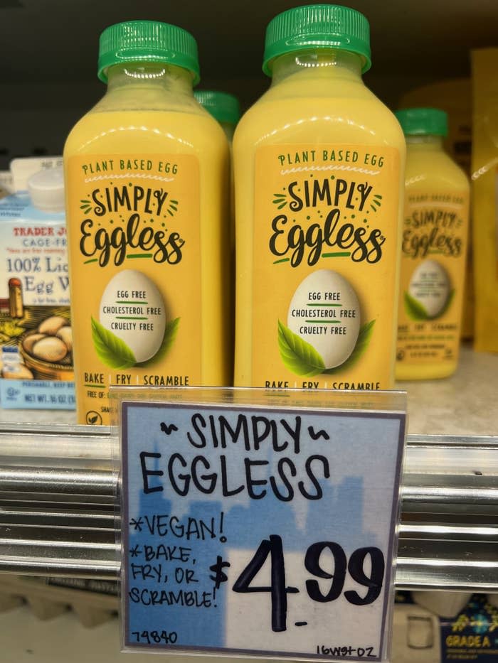 Simply Eggless vegan eggs at Trader Joe's