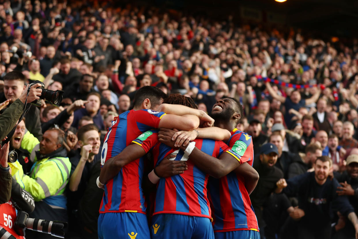 Time to soar: Crystal Palace know how important this weekend’s match with Everton is to their survival hopes