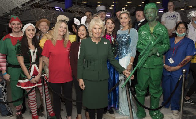 Camilla and more ICAP staff in fancy dress