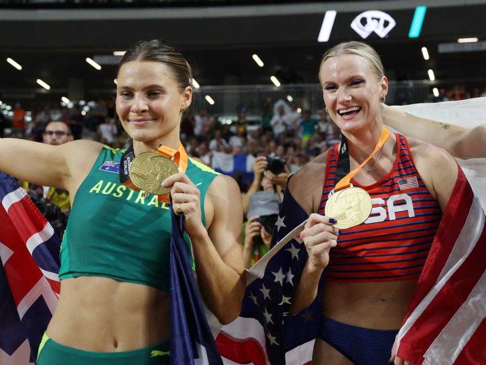 Katie Moon has said some female athletes prefer to wear a ‘little fabric’ (Getty Images)