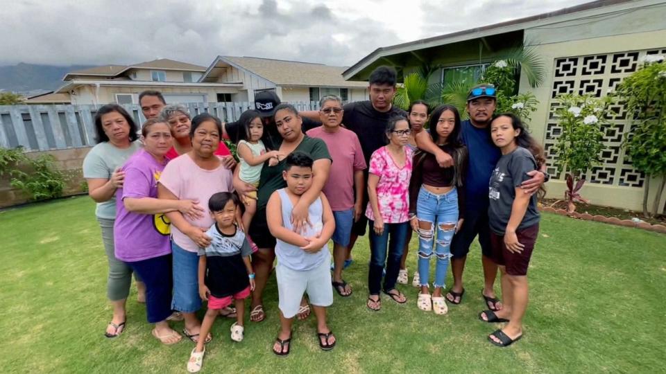 PHOTO: The Jose family talked with ABC's 'Good Morning America' about the loss in Lahaina and the close-knit community. (ABC News)