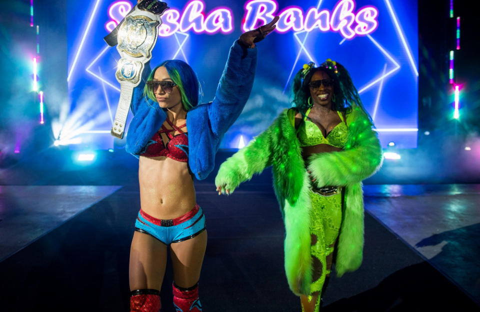 Sasha Banks and Naomi walked out of the show credit:Bang Showbiz