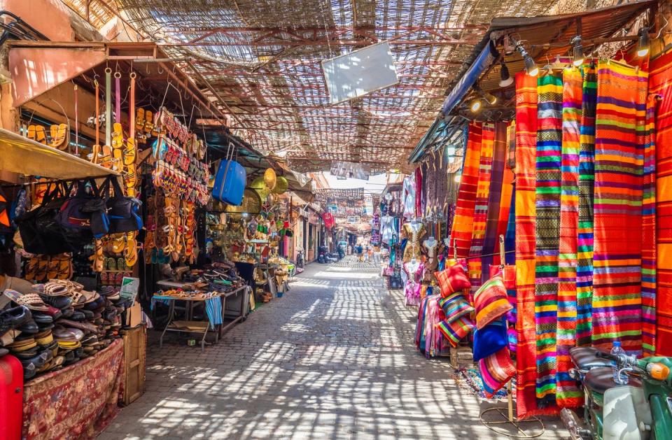 You can spend a long time wondering through the Marrakech bazaars (Getty Images/iStockphoto)
