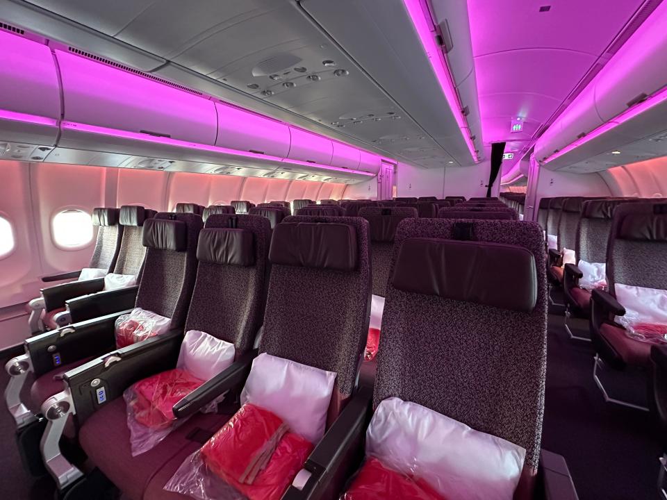 Economy Class Virgin Atlantic, Dan Koday, " I was one of the first people to see Virgin Atlantic's newest aircraft that will fly between NYC and London."