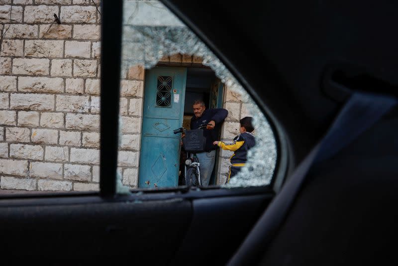 Scene of an incident near Ramallah