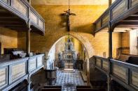 <p>Disused chapel in Poland. (Photo: James Kerwin/Caters News) </p>