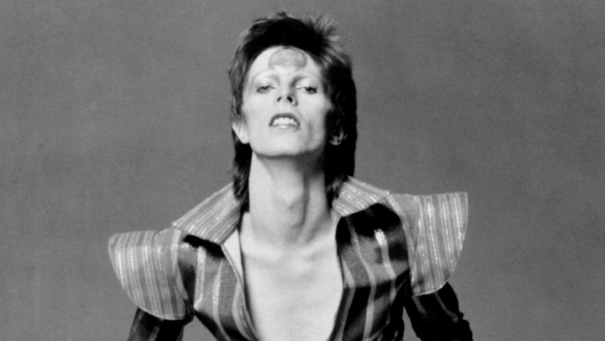  David Bowie as Ziggy Stardust in 1972 