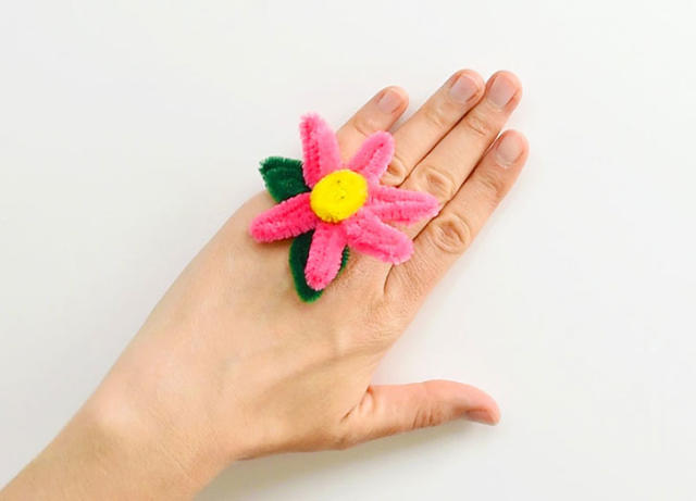 Pipe Cleaner Butterfly Rings