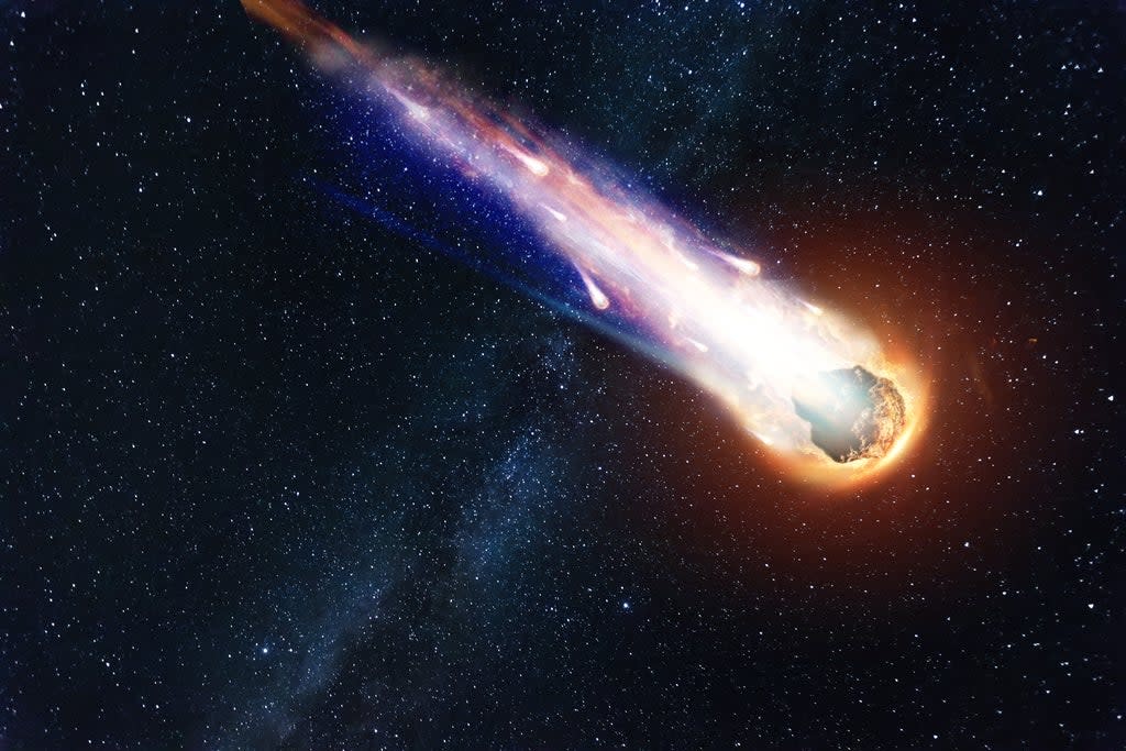 An artist’s conception of a meteor  (Getty Images/iStockphoto)