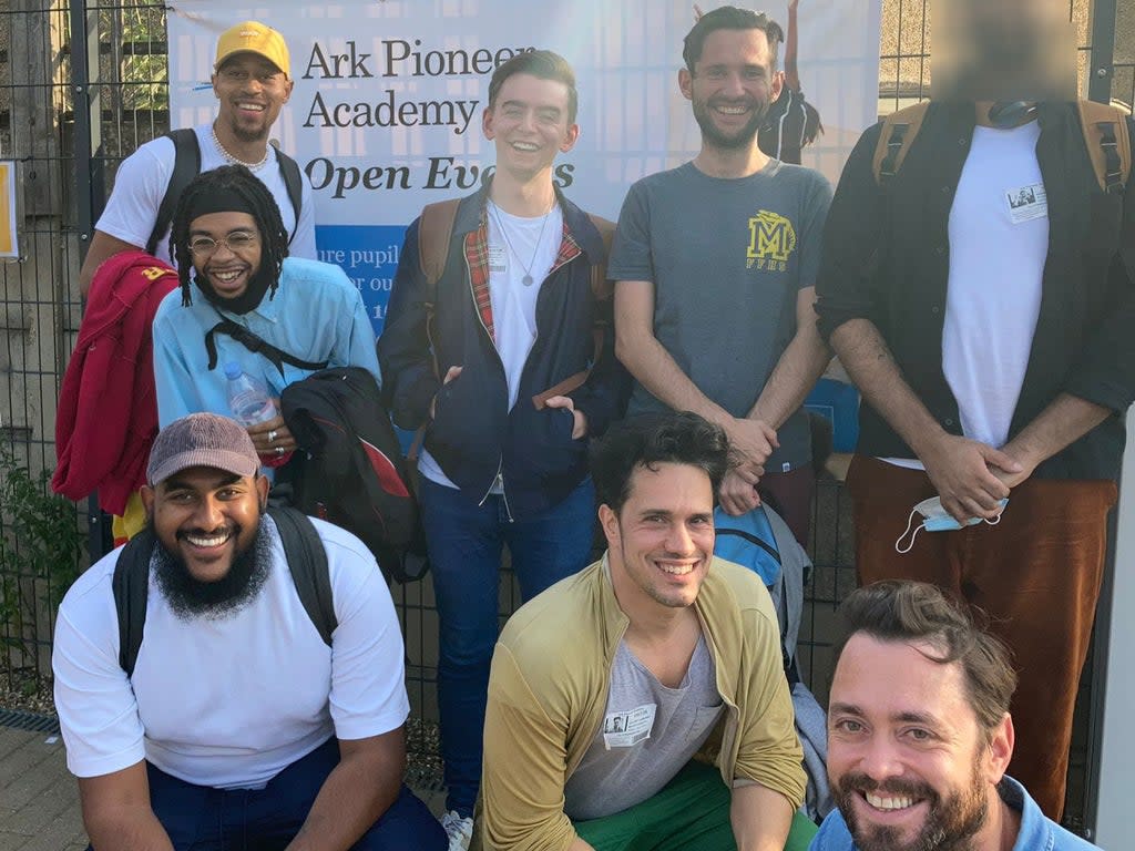 A group of men taking part in Beyond Equality’s volunteer training (Beyond Equality)