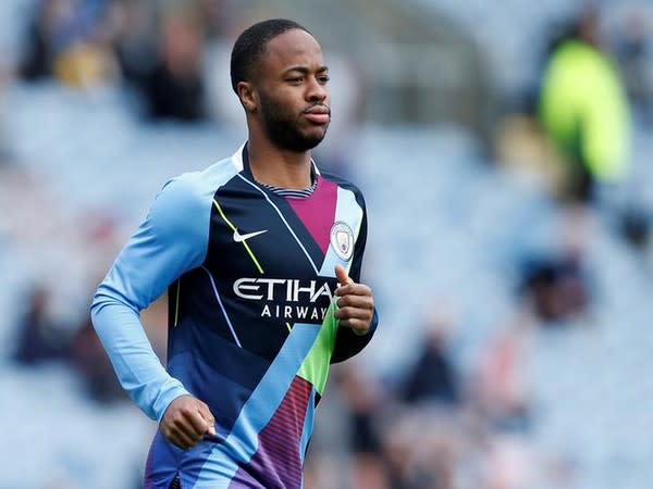 Manchester City midfielder Raheem Sterling (file image)