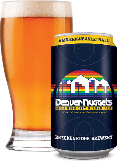 Stand Denver proud with this brilliantly bright, easy drinking Golden Ale. Mile High City is light bodied with a balanced hop and malt character, and an exceptionally clean finish. Brewed to celebrate the Denver Nuggets, this golden ale is the perfect court-side companion.