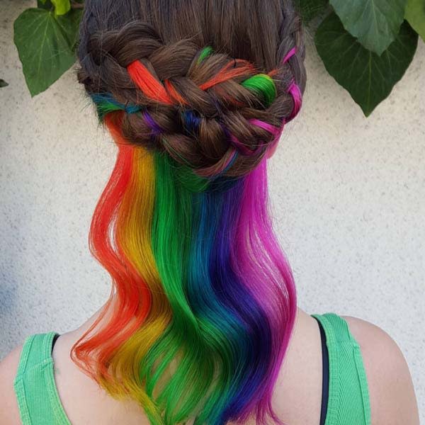 Hidden Rainbow la de cabello revoluciona Instagram