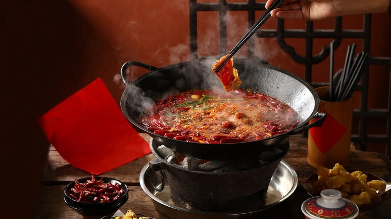 Traditional Chinese hot pot