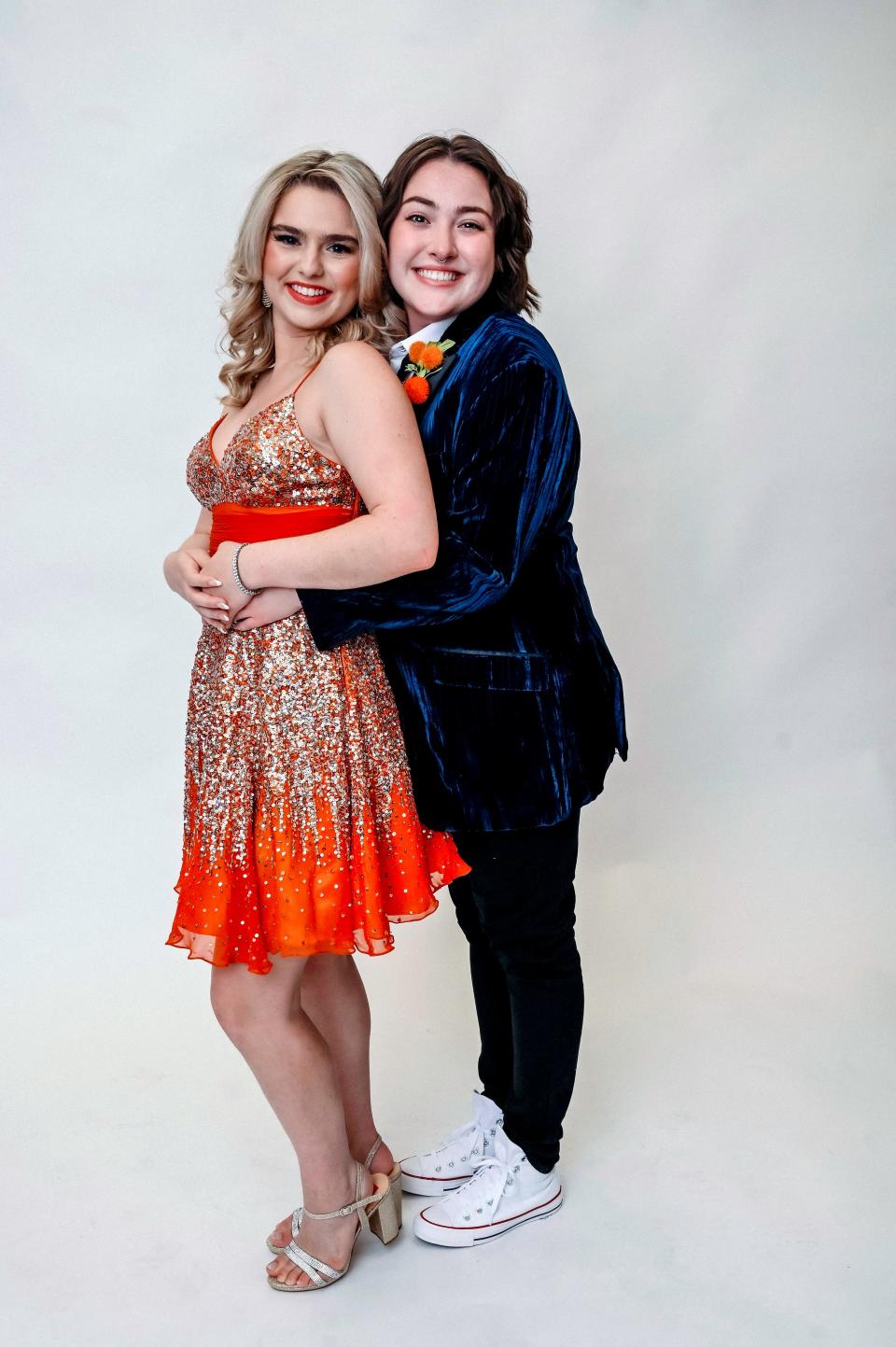 From left, Saoirse Ryhn plays Alyssa Greene and Emilee Stubbs stars as Emma in Lyric Theatre's Oklahoma premiere production of "The Prom," playing July 11-16 at Civic Center Music Hall.