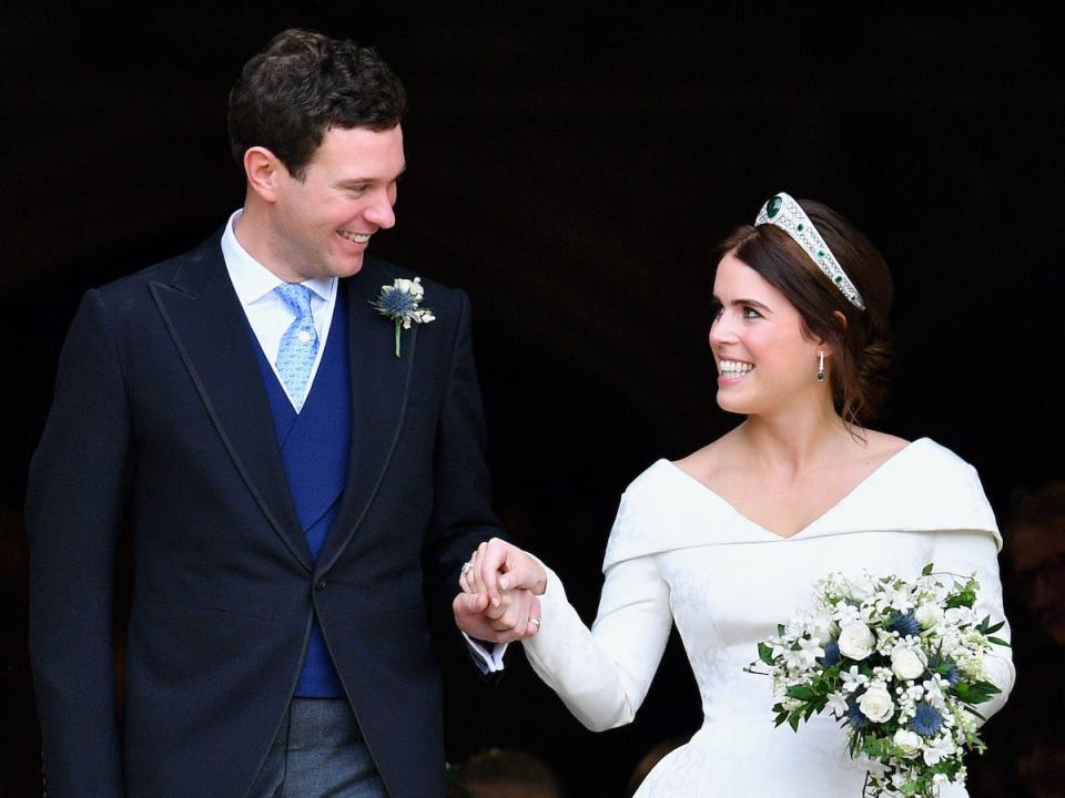 Princess Eugenie and Jack Brooksbank at their wedding in 2018.