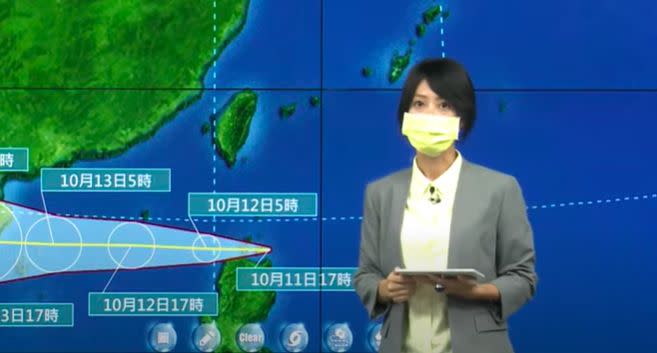 ▲氣象局指出，「圓規」帶給台灣風雨、浪的影響不亞於有發布陸上警報的颱風，提醒民眾需要特別留意。（圖/翻攝氣象局直播）