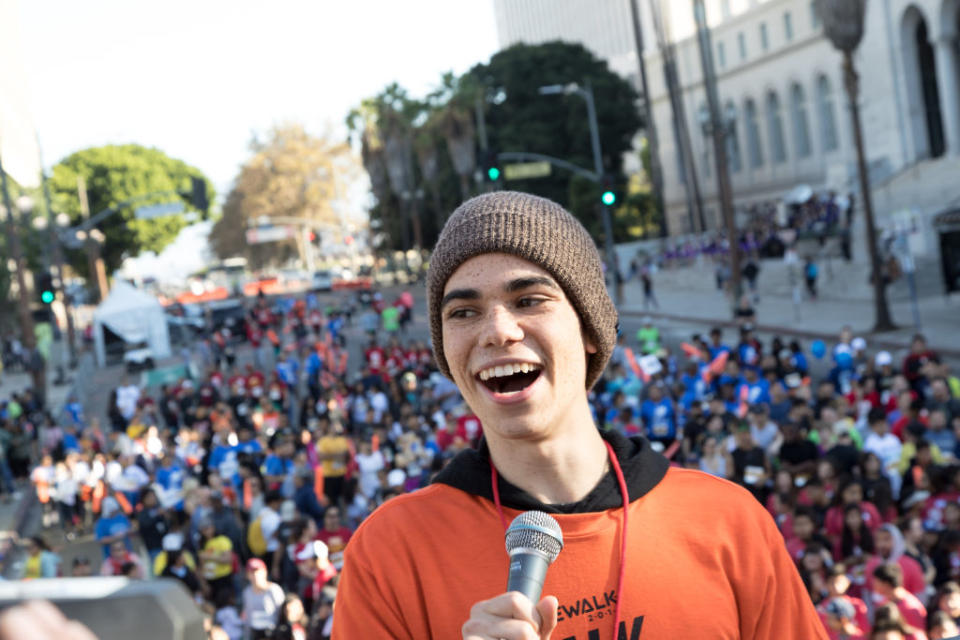 Cameron Boyce attends the United Way Celebrates 11th Annual HomeWalk To End Homelessness IN L.A. County at Los Angeles Grand Park on November 18, 2017 in Los Angeles, California. | Greg Doherty—Getty Images