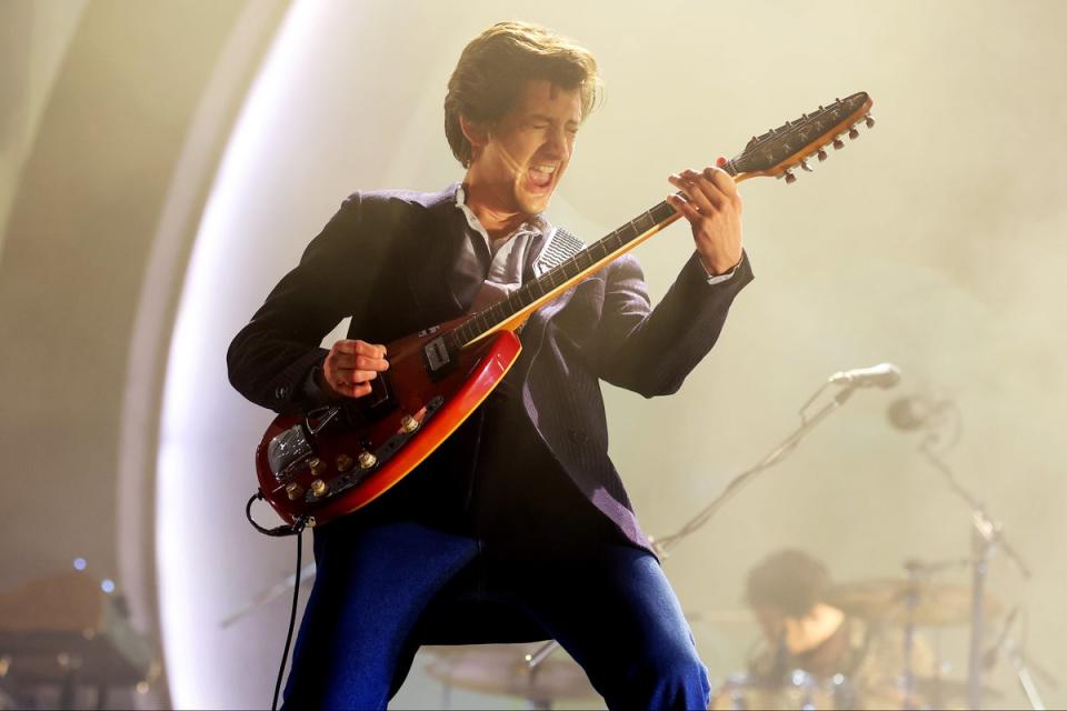 Alex Turner of Arctic Monkeys performs live on stage at Reading Festival (Getty Images)