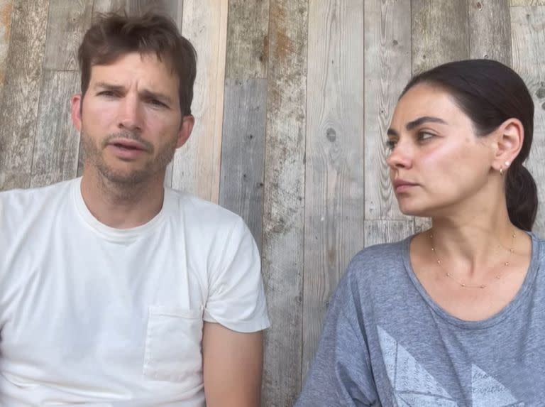 Ashton Kutcher y Mila Kunis explicaron por qué le enviaron cartas a la jueza en defensa de Masterson