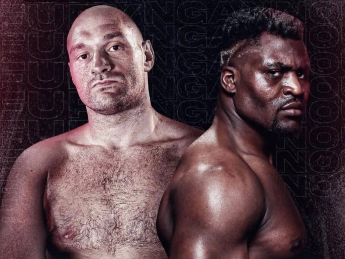 Tyson Fury has teased a fight with UFC heavyweight champion Francis Ngannou (Tyson Fury / Twitter)