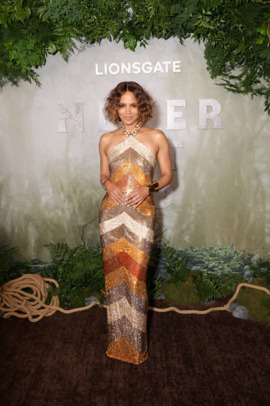 Halle Berry attends Lionsgate's 'Never Let Go' World Premiere at Regal Times Square on Sept. 16, 2024, in New York City. <p>Michael Loccisano/Getty Images</p>