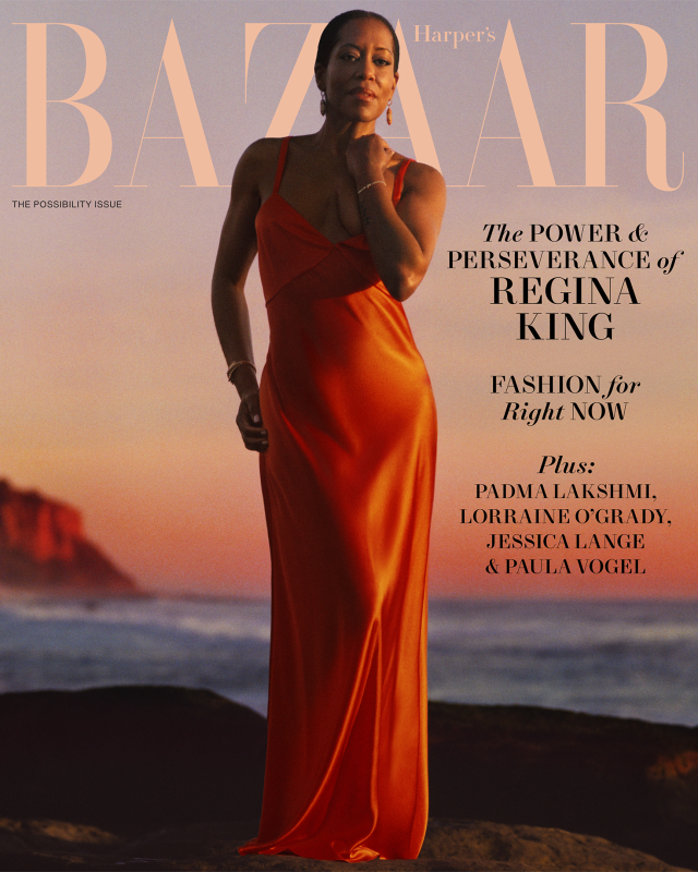 <a href="https://www.harpersbazaar.com/culture/film-tv/a60162707/regina-king-interview-2024/" rel="nofollow noopener" target="_blank" data-ylk="slk:Regina King for Harper's Bazaar;elm:context_link;itc:0;sec:content-canvas" class="link ">Regina King for Harper's Bazaar</a><p>Photo: Luis Alberto Rodriguez/Courtesy of Harper's Bazaar</p>