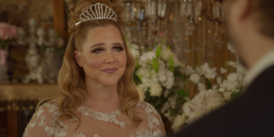 Amy Schumer says her "Life & Beth" wedding day look was inspired in part by Teresa Giudice of "The Real Housewives of New Jersey."