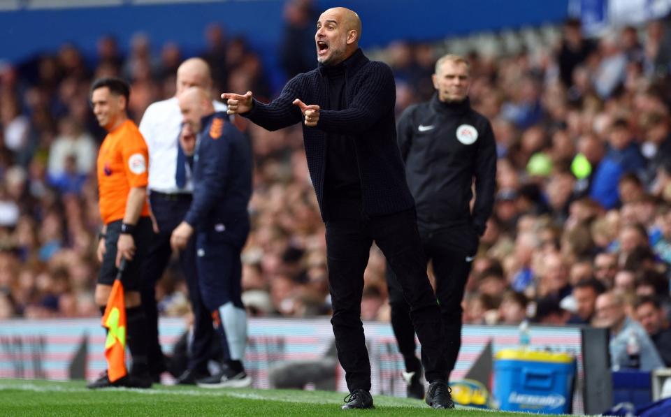Manchester City manager Pep Guardiola - REUTERS/Carl Recine