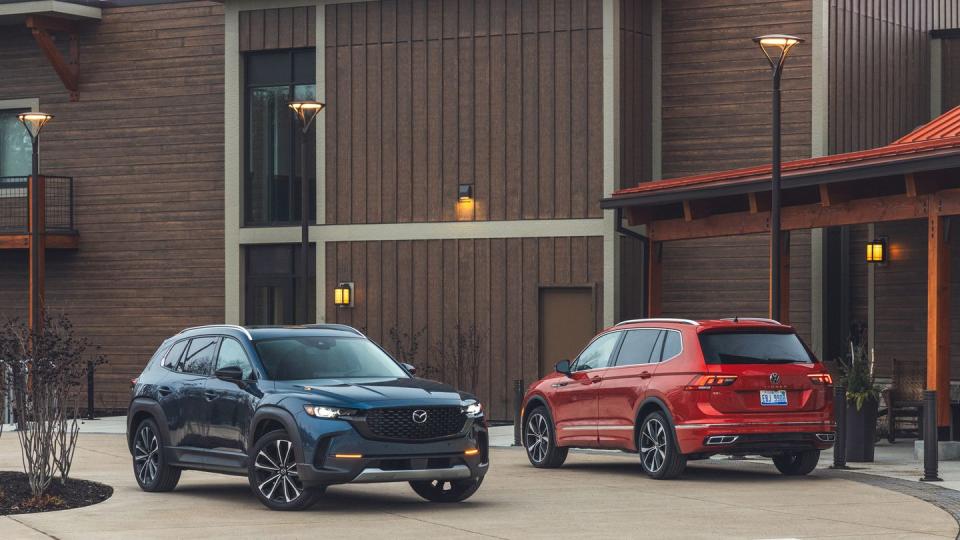 2024 mazda cx50 vs 2024 volkswagen tiguan sel