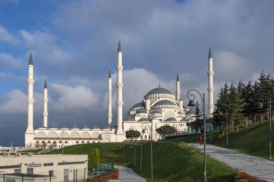 The Grand Camlica Mosque in Uskudar district of Istanbul, Turkey. Photo: Getty