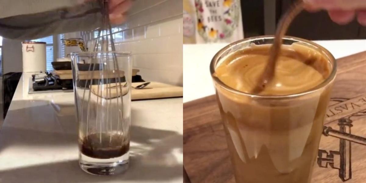 This TikTok Shows How to Make Dalgona Coffee Without a Hand Mixer