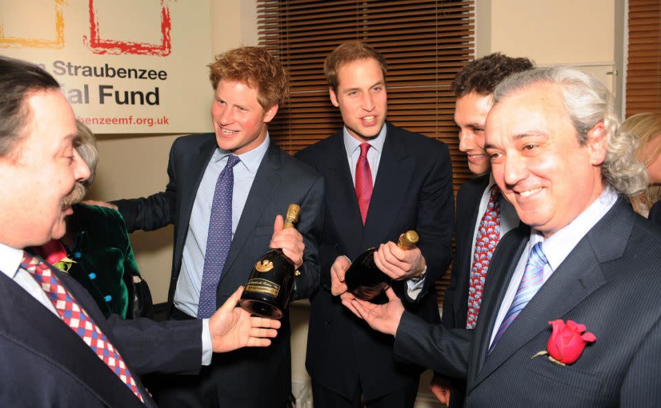 William and Harry with definitely be celebrating this happy time. Photo: Getty