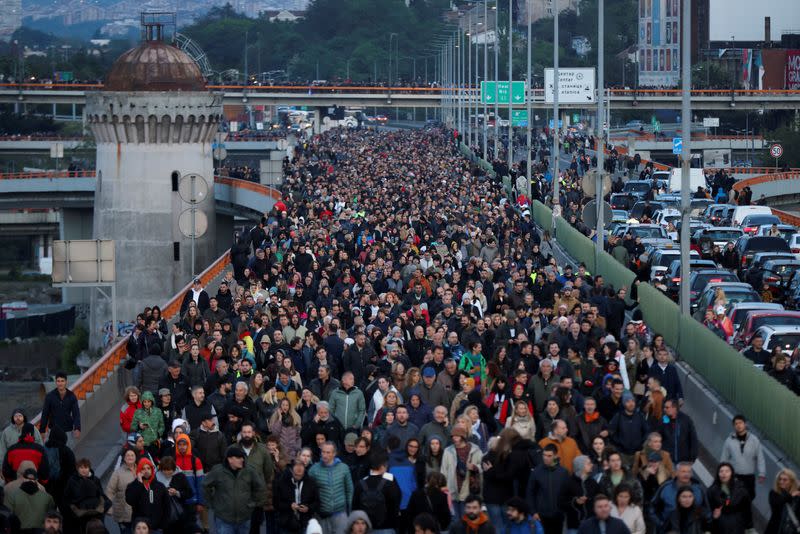 Protest "Serbia against violence" in Belgrade