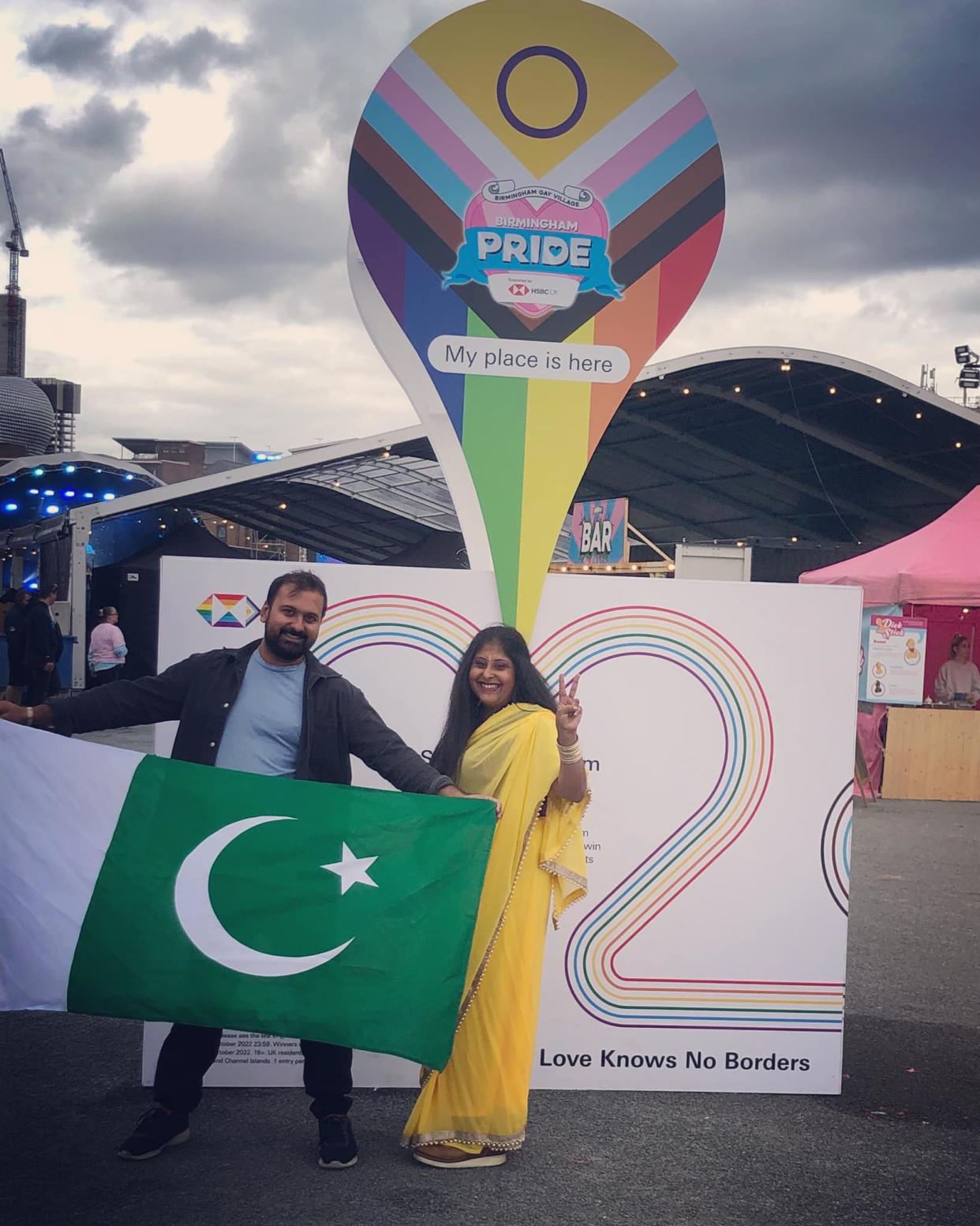 Saima Razzaq at Birmingham Pride in 2022